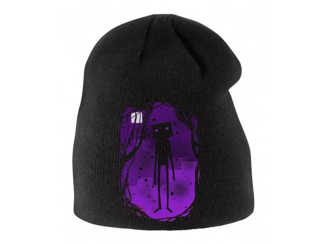 Dětská zimní čepice Minecraft Enderman