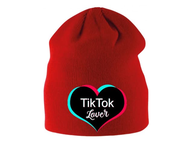 Dětská zimní čepice TikTok milovník