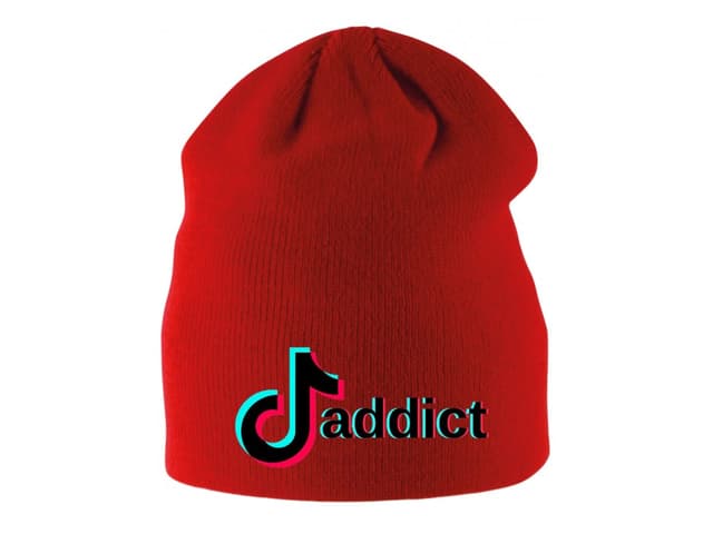 Dětská zimní čepice TikTok závislák