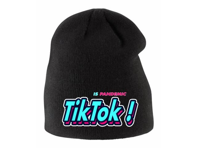 Dětská zimní čepice TikTok pandemie
