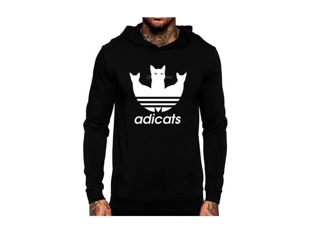 Mikina Adicats parodie Adidas