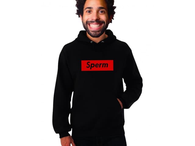 Mikina Supreme Sperma Parodie