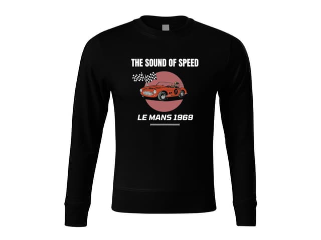 Mikina bez kapuce Slyšíš ten motor? Le Mans 1969