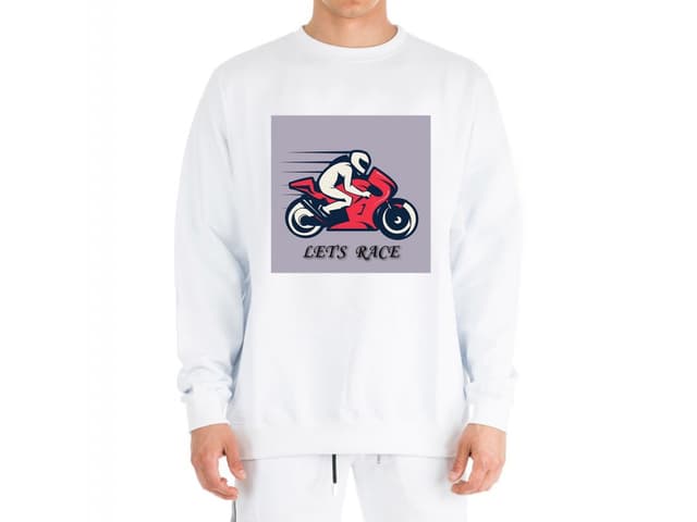Mikina motocyklový závodník