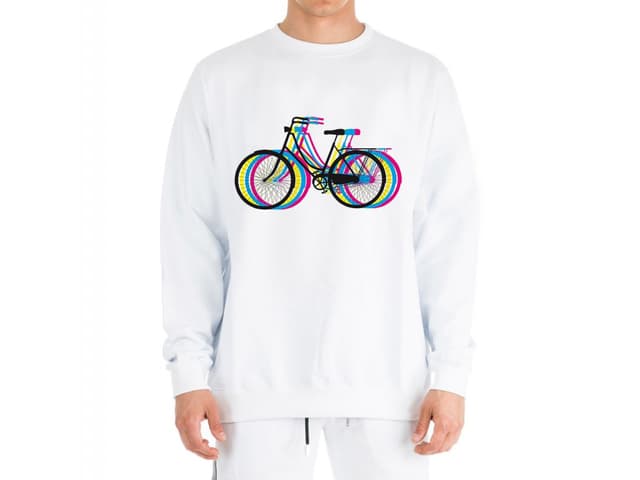 Duhový cyklistický svetr