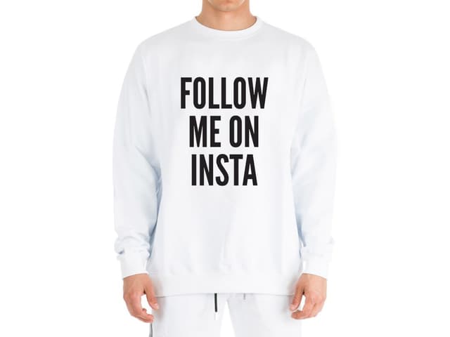 Mikina Sleduj mě na Instagramu