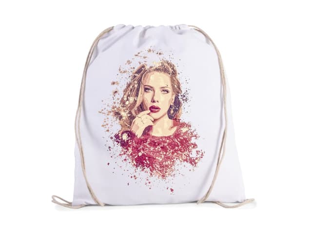 Scarlett Johansson taška kresba