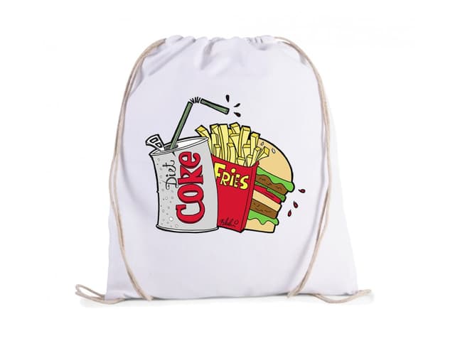 Cola hamburger s hranolky sáček