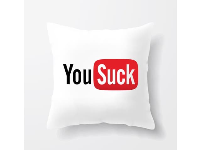 Polštář Youtube parodie