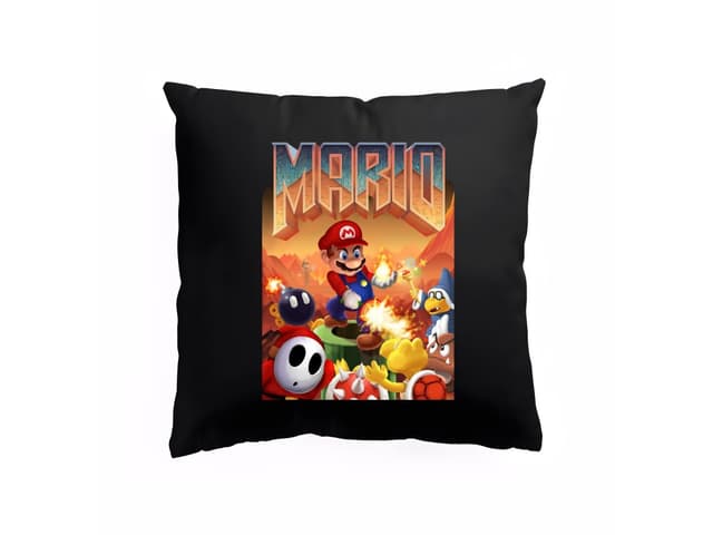 Mario doom parodie polštář