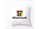 Minecraft Microsoft parodie polštář