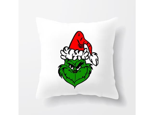 Polštář Grinch vánoční