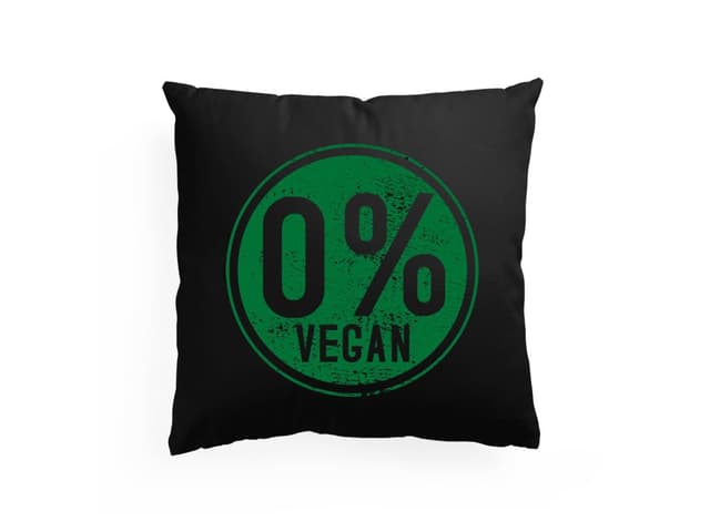 Polštář Žádný vegan