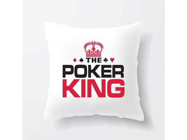 Polštář pokerový král