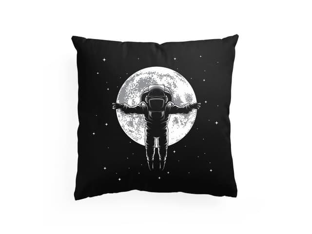 Kosmonaut měsíční polštář