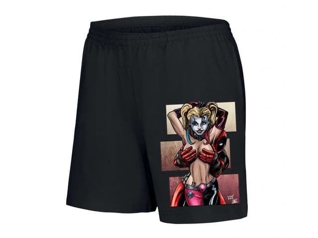Dámské šortky Deadpool a Harley Quinn