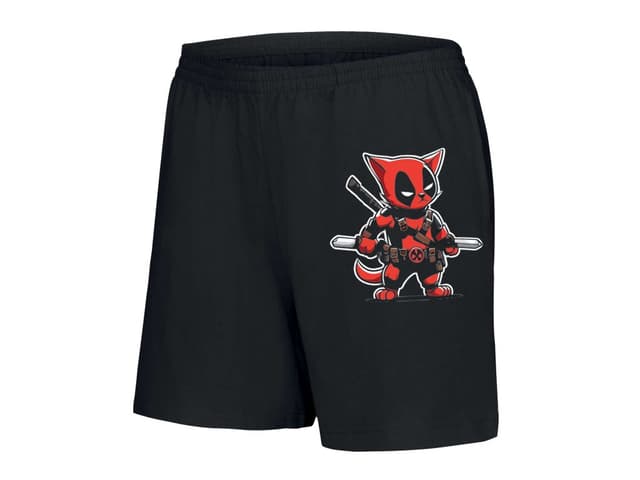 Dámské šortky Deadpool jako kočka