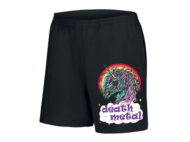 Dámské šortky Death Metal Jednorožec