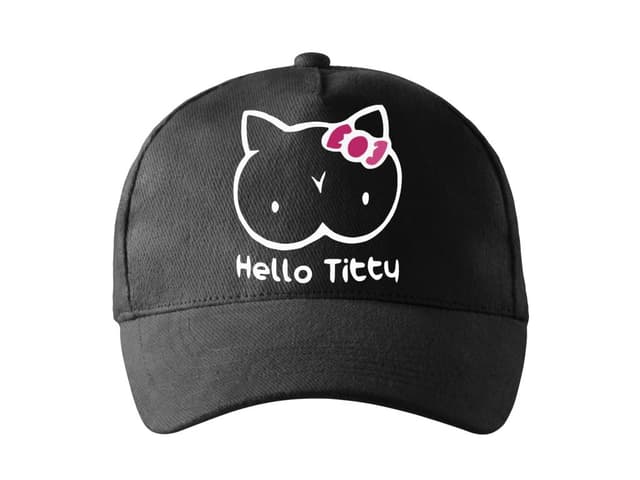 Hello Kitty parodická kšiltovka