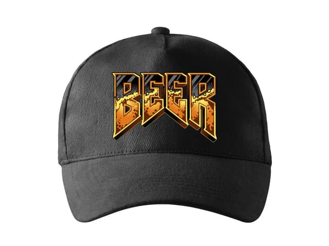 DOOM pivní parodie čepice