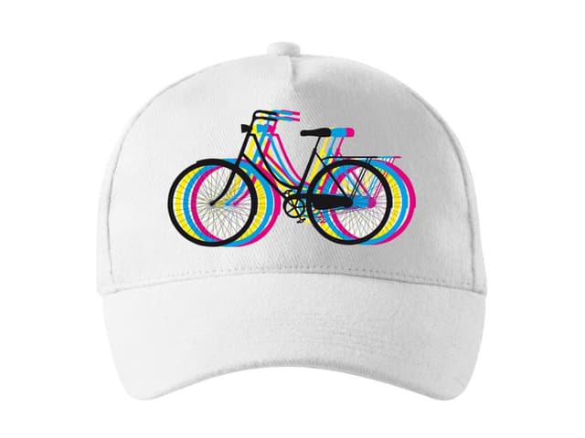 Duhová cyklistická kšiltovka