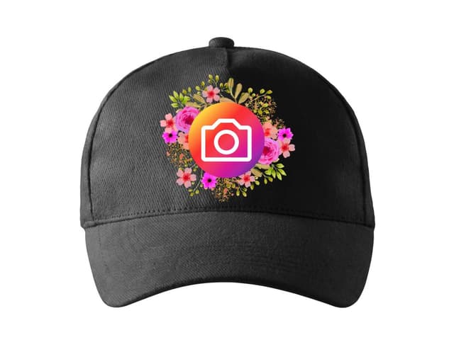 Instagram květinová kšiltovka