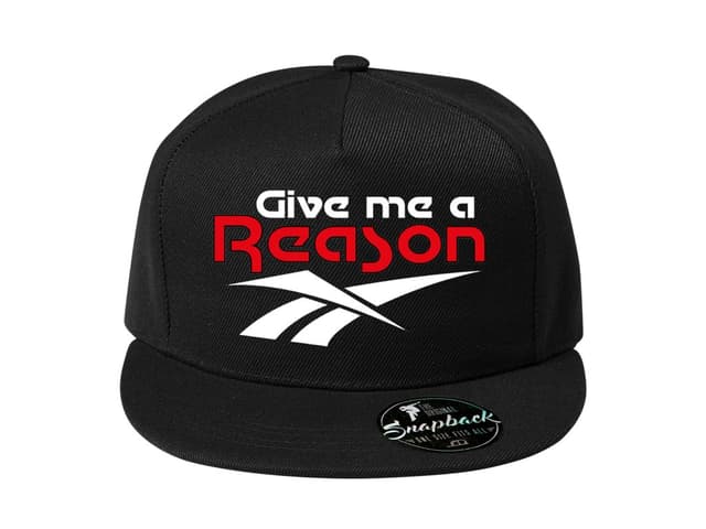 Snapback Reason parodie na Reebok
