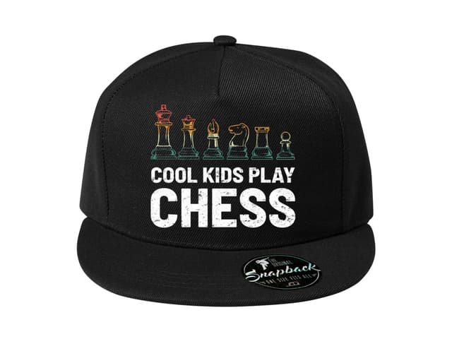 Snapback Cool šachové děti