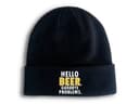 Zimní pletená čepice Hello Beer - Problémy stranou