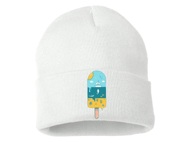 Zimní pletená čepice Nanuk moře
