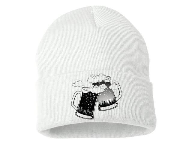 Zimní čepice večerní pivo