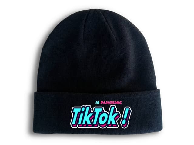 Zimní čepice TikTok pandemie