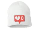 Zimní čepice Žádná oznámení z Instagramu