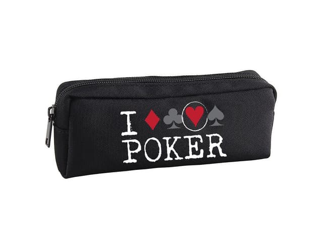 Školní penál, miluji poker