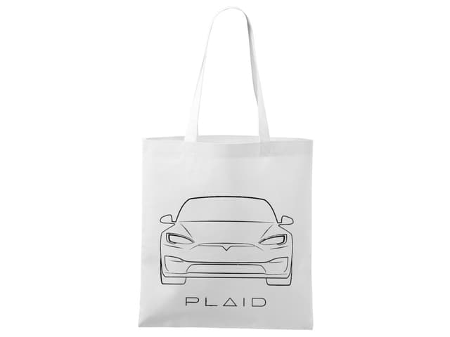 Model S šachovnicová nákupní taška