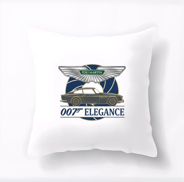 Polštář Aston Martin 007 Elegance Klasický Luxus Šarm A Tajemné Dobrodružství