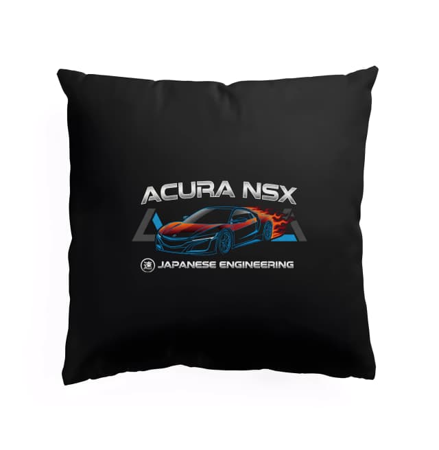 Polštář Acura Nsx Japonská Inženýrská Legenda Plameny Rychlost A Styl